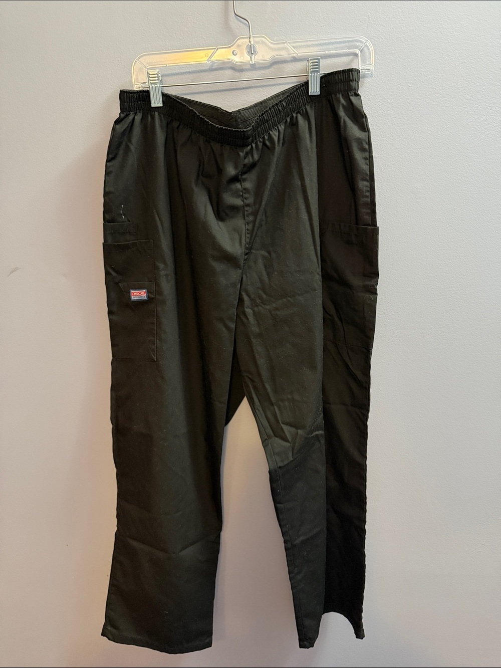 Men's/Women's Straight Leg Scrub Pants in Black - Classic Workwear